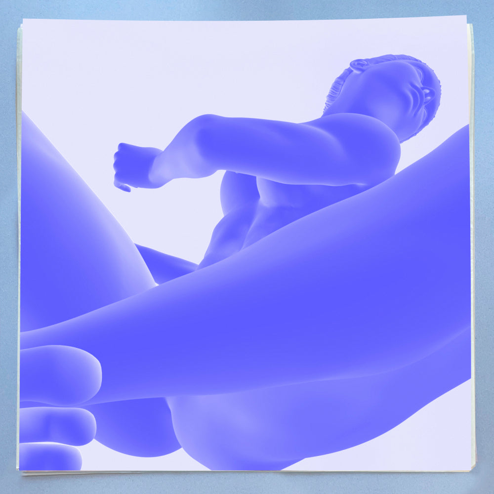 Blue Epitome Body (giclée print)