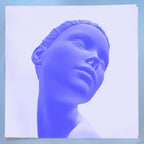 Blue Epitome Portrait (giclée print)