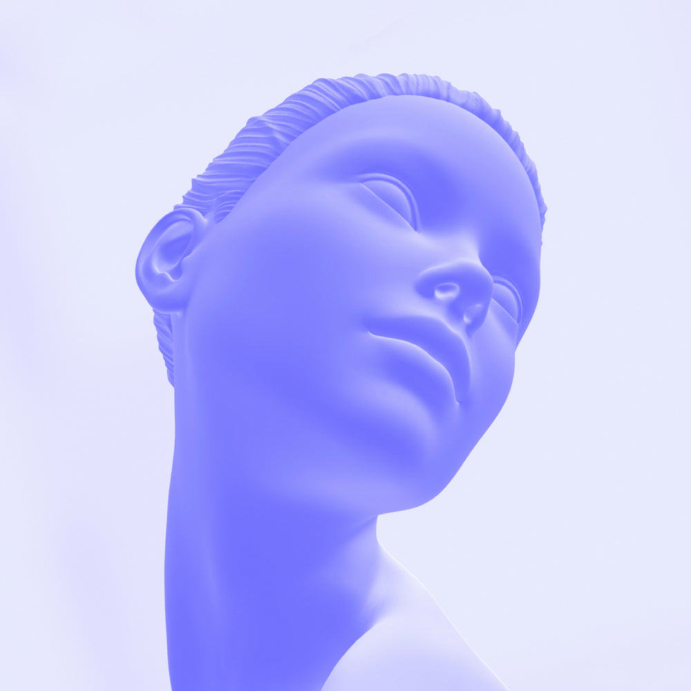 Blue Epitome Portrait (giclée print)