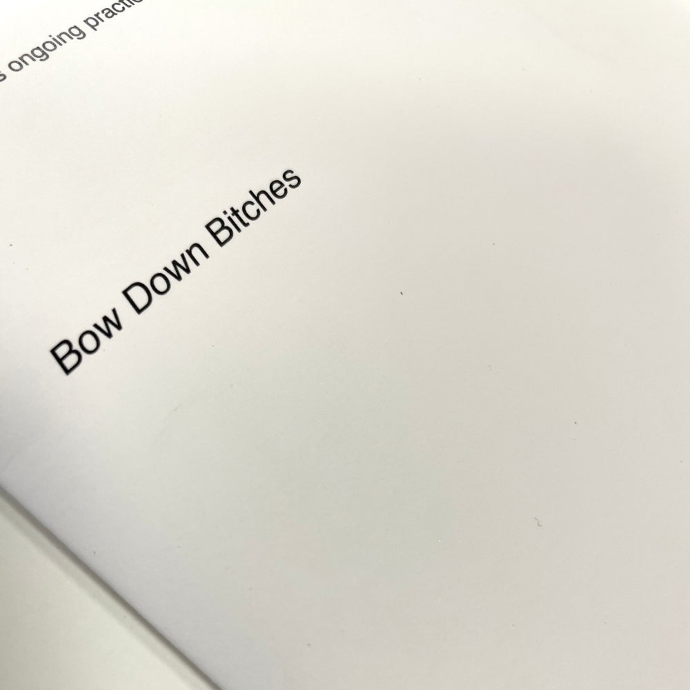 Bow Down Bitches (booklet)