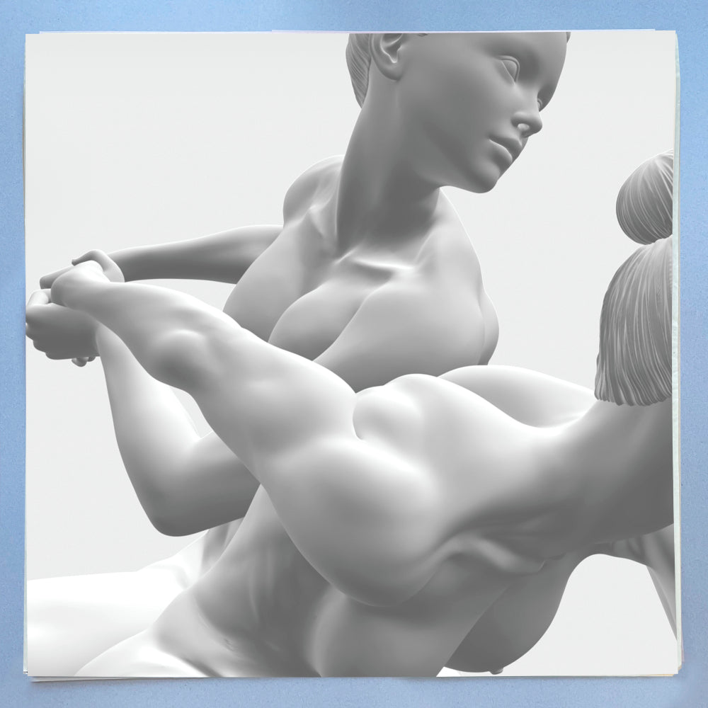 Grey Epitome Fight 2 (giclée print)