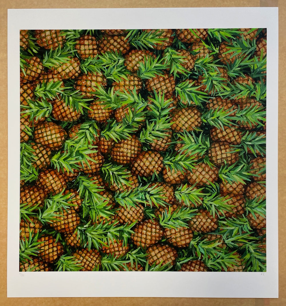 x Pineapple Print (giclée print)