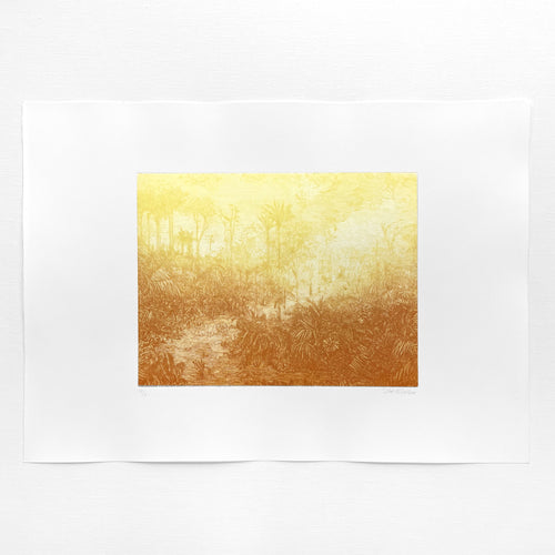 Tangerine Jungle (intaglio)